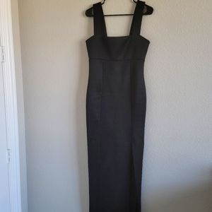 Asos Bodycon Side Slit Full Length Dress Size 8 NWT